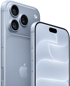 iPhone 18 Pro, glacier, front and back view showing Ceramic Shield, triple camera system